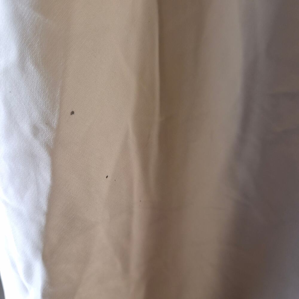 Vintage 70s ILGWU Union Made Full Slip Dress Coquette Whimsigoth Cream 34 - Picture 5 of 9